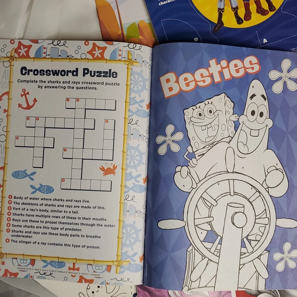 Pirate & Ocean Themed Kids Activity‎ Book Set